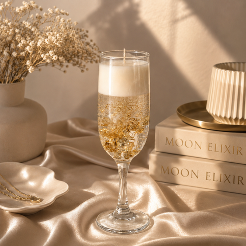 Gold Sparkles Candle ✨️