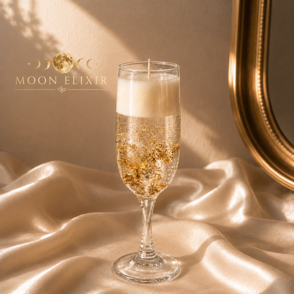 Gold Sparkles Candle ✨️