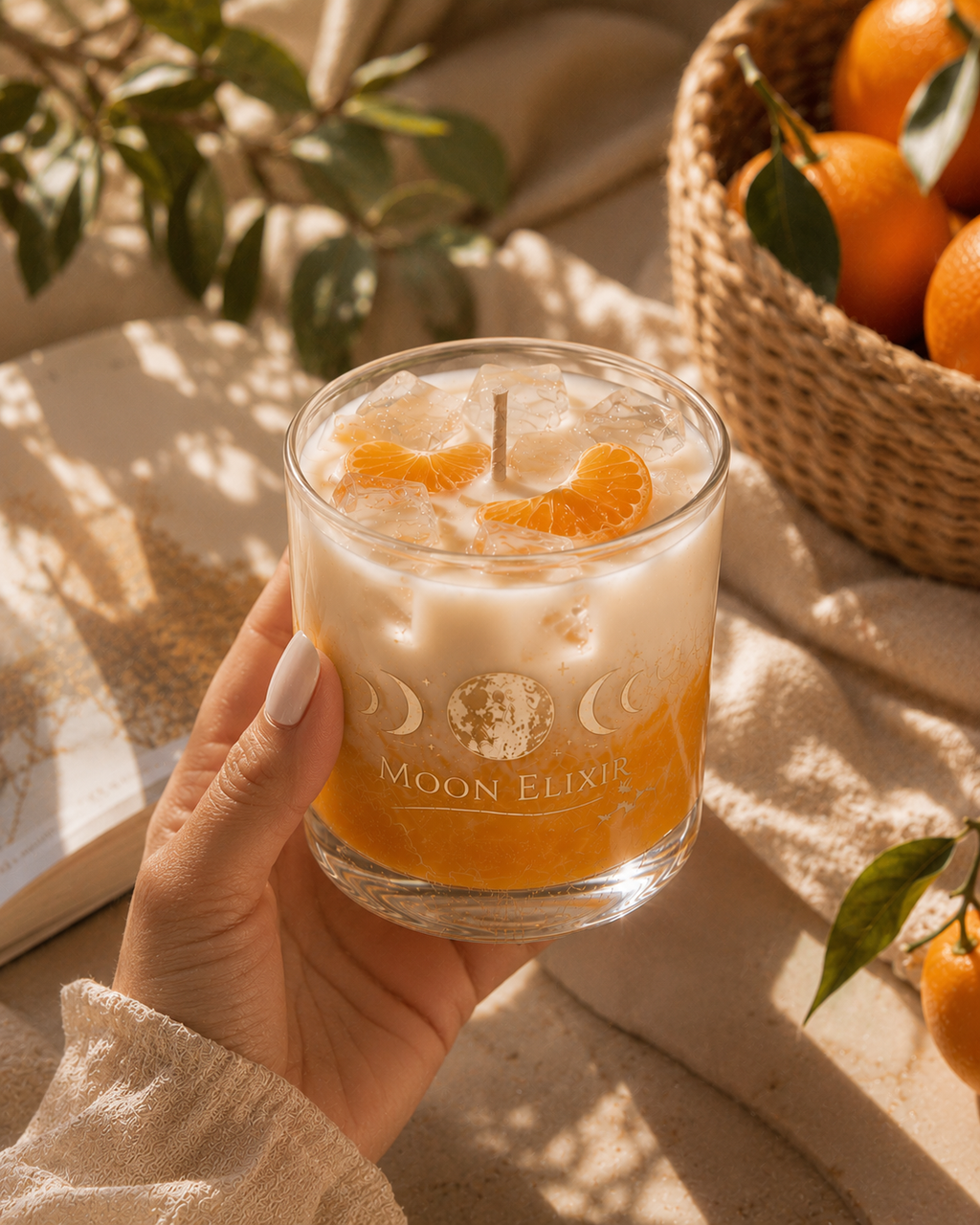 Orange cocktail candle 🕯 🍊
